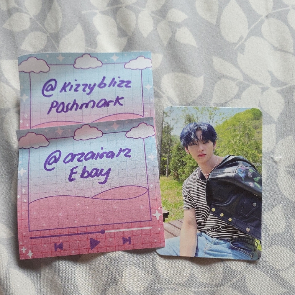 Kpop Stray Kids Photocard - Lee Know Mini Album Maxident